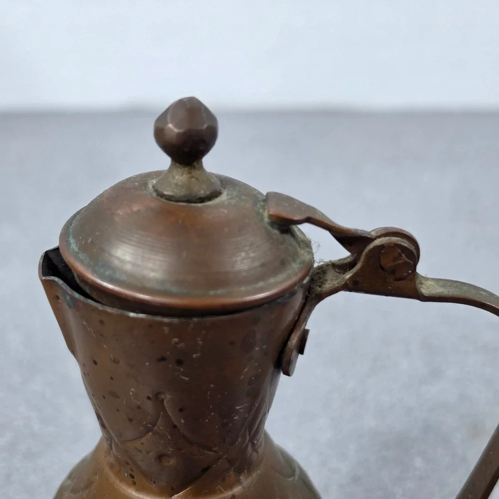 Antique Copper Pitcher, Ewer Water Boiler, Turkish/Persian